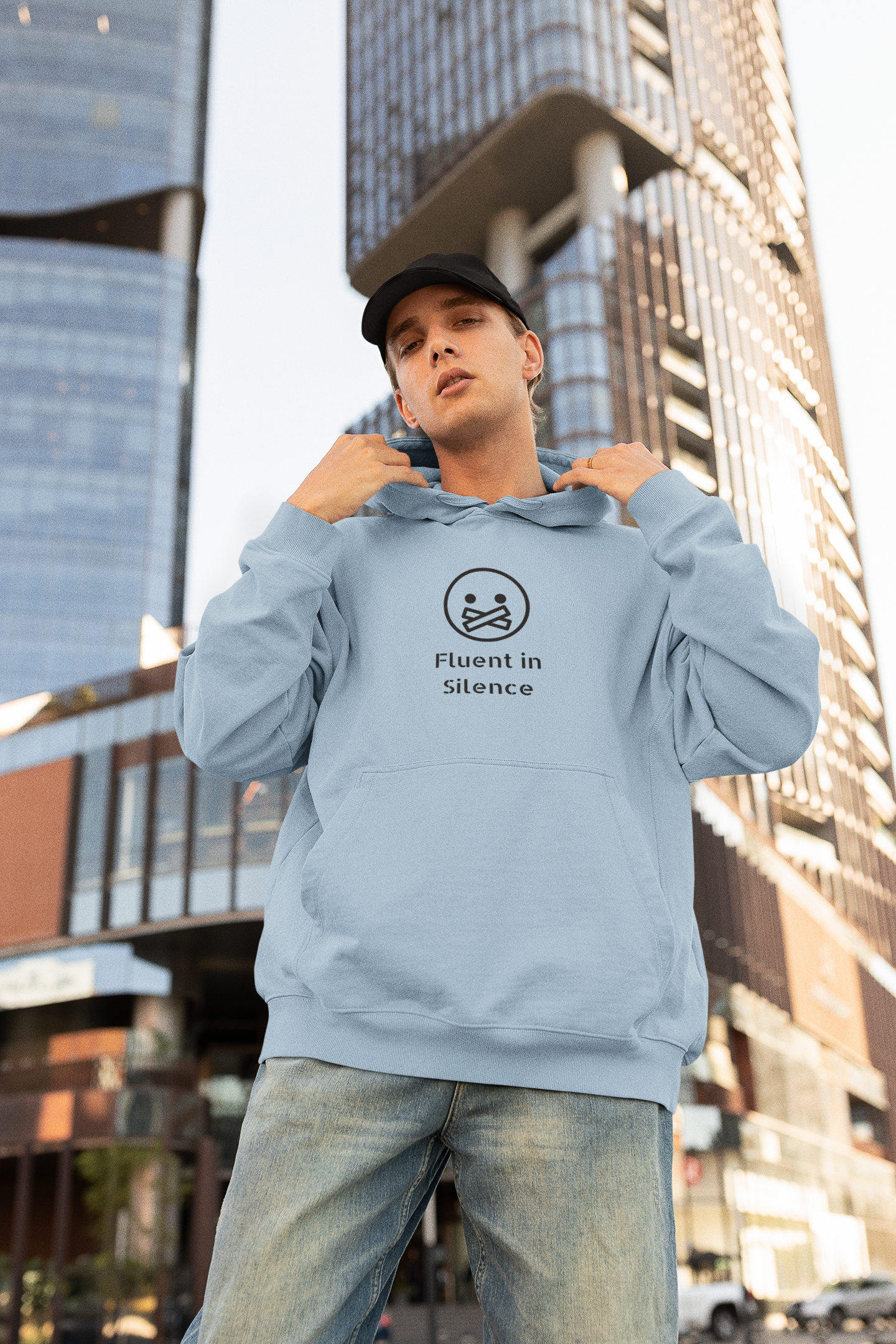 FLUENT IN SILENCE HOODIE